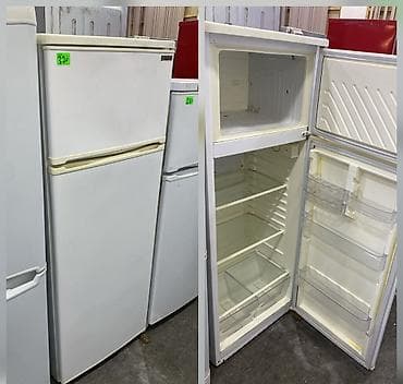 Soyuducu Paltaryuyan televizor vitrinlerin satış mərkəzi: Soyuducu, iki bölməli (yuxarıda dondurucu, aşağıda soyuducu). - Rəng