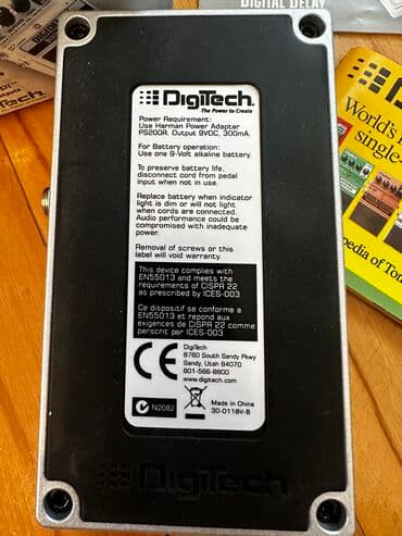 примочка для электрогитары: Digitech X-Series XDD Digidelay Stereo Rəqəmsal Gecikmə Gitara Pedalı — 2