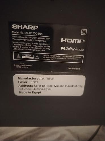 İşlənmiş Televizor Sharp LED ekran 32" — 4