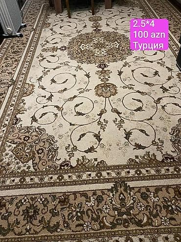 Türkiyə istehsalı xalça - Ölçü: 2.5 x 4 m - Qiymət: 100 AZN (şəkildə
