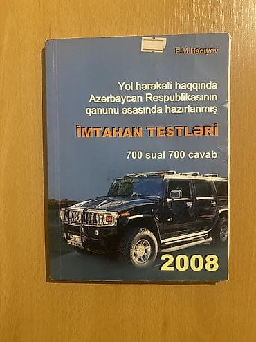 yol qaydaları kitabı: Yol hərəkəti üzrə tədris və imtahan kitabları dəsti
Whtsp var — 4
