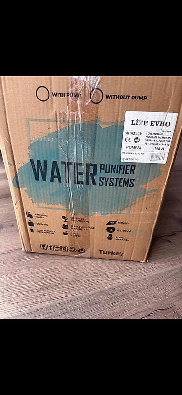 su filteri: Su filteri Lite Evro 80 GPD Texniki göstəricilər: - Sistem: 5 mərhələ — 5