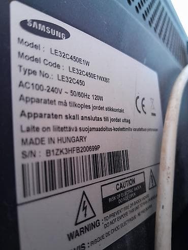 televizo: Samsung 32" televizorlar – iki model 1) Samsung UE32EH4003W (Type — 4