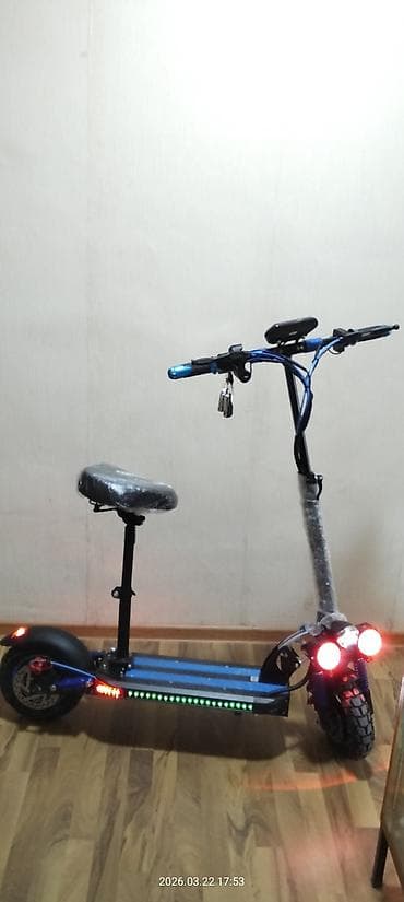 скутер электрический: Elektrik skuter – oturacaqlı, güclü işıqlanma və böyük displeyli — 5