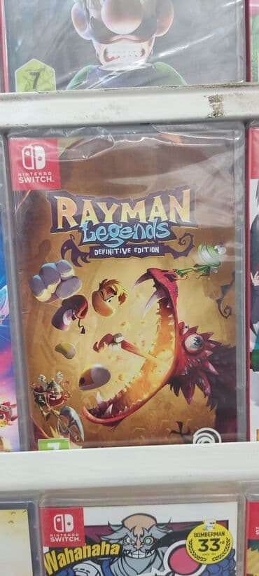 диск: Nintendo switch üçün rayman legends oyun diski. Tam original — 1