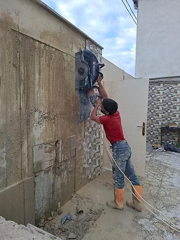 Beton kəsimi və deşmə xidməti - Divar, döşəmə və tavanlarda dəqiq