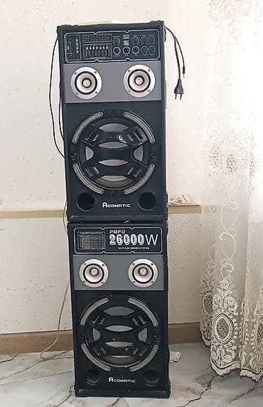jbl party box: Aconatic Hi‑Fi AV Sound System – 2 qülləli akustik dəst — 2