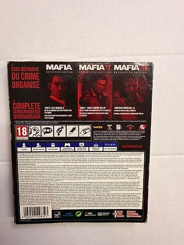sert disk: PS4 – Mafia Trilogy (2K) Paket tərkibi: - Mafia: Definitive Edition — 6