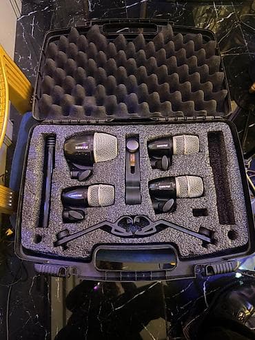 fujitsu notebook: Shure Drum Microphone Kit – zərb alətləri üçün peşəkar mikrofon dəsti — 1