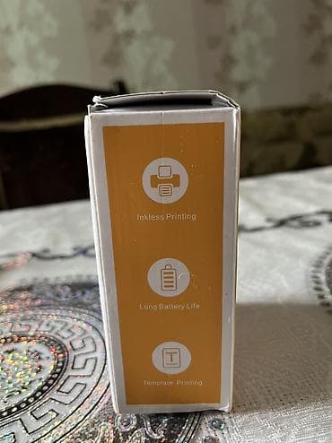 yeni modem: C9 Portativ Mini Termal Printer Simsiz BT 200Dpi Foto Etiket və s — 4
