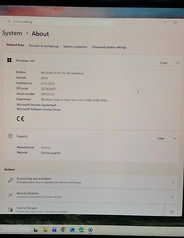 mac air: Lenovo ThinkStation P5 Texniki göstəricilər: CPU: Intel® Xeon® — 8