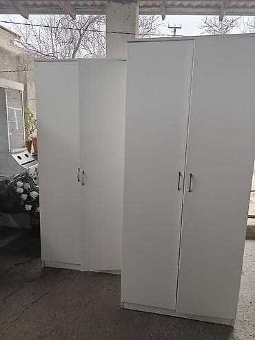 Салонная, медицинская мебель: Ağ rəngli modullar – salon və ya məişət üçün saxlama mebeli dəsti — 7