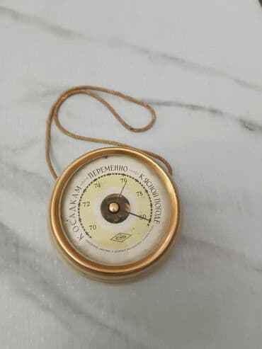 divar ucun dekor: Barometr Atmosfer təzyiqi ölçmə cihazı "ГМП" zavodu 1970-ci illər — 1