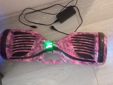 hoverboard ucuz: Qiroskuter – LED işıqlı, bənövşəyi “galaxy” dizayn - Korpus — 3