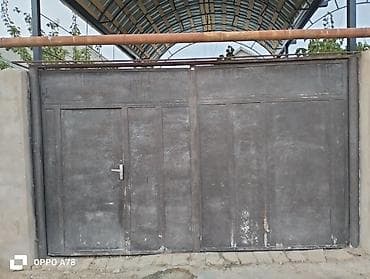 demir seyf qapi: Dəmir darvaza və piyada qapısı dəsti - Material: qalın metaldan — 1