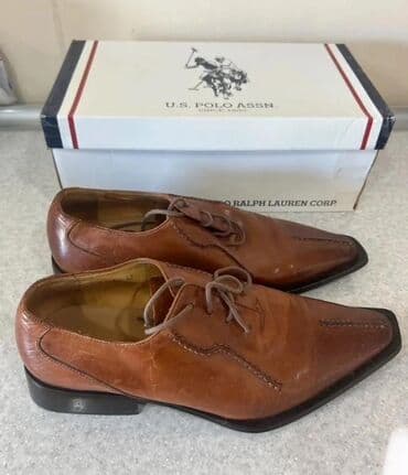 polo kişi cemperləri: Məhsul: Kişi klassik dəri ayaqqabıları - Brend: U.S. Polo Assn — 2