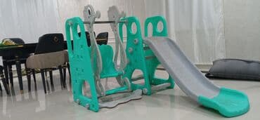 Digər uşaq mebeli: Uşaq oyun komplekti – yelləncək və sürüşkəndən ibarət 2‑in‑1 model. - — 4