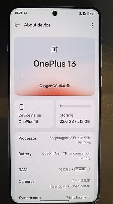 ekran redmi 12: OnePlus 13, rəng - Göy — 1