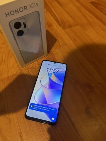 wifi modem satilir: Honor X7a, 128 GB, rəng - Qara, Barmaq izi, İki sim kartlı, Face ID — 5