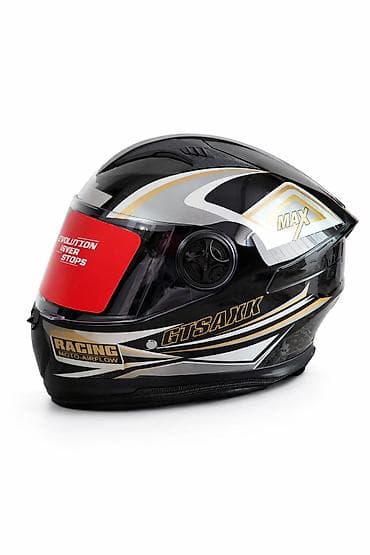 moto debilqe: AXK Racing tam üzlü moto dəbilqə - Model: GTSAXK MAX (Racing — 6