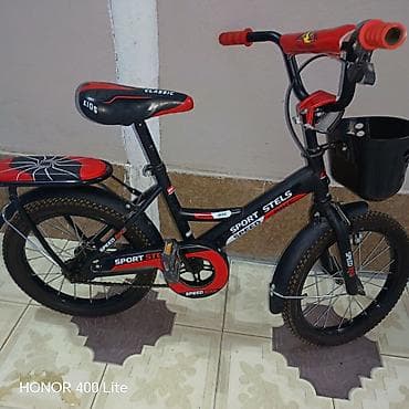 Şəhər velosipedləri: Dörd təkərli Uşaq velosipedi Stels, 16", sürətlərin sayı: 1, Ünvandan götürmə — 3