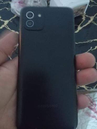samsung notebook: Samsung Galaxy A03, rəng - Qara, İki sim kartlı — 1
