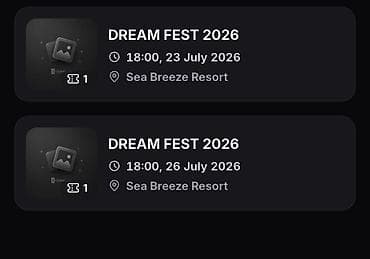 Məhsul: DREAM FEST 2026 biletləri Tədbir detalları: - Tarix və saat