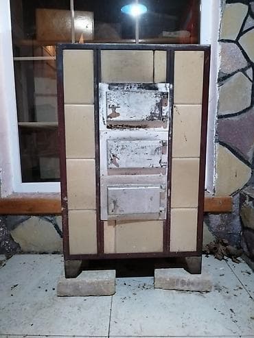 Kafel üzlü odun/kömür sobası - Material: qalın metal gövdə, istiyə lalafo.az -da Kafel üzlü odun/kömür sobası - Material: qalın metal gövdə, istiyə