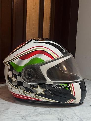 Balaca kaska axtaranlar ucun ARIGA tam üzlü motosiklet dəbilqəsi -