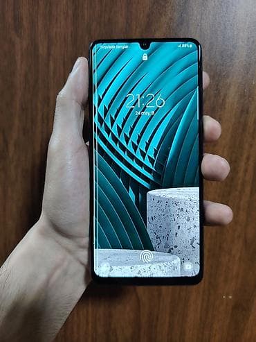 Samsung Galaxy A32, 128 GB, rəng - Mavi, Barmaq izi, İki sim kartlı, Face ID