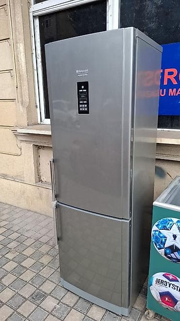 ariston satişi: 2 qapılı Hotpoint Ariston Soyuducu Satılır, rəng - Gümüşü — 1