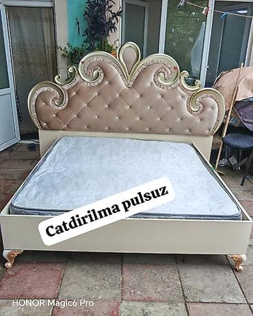 İşlənmiş, İkinəfərlik çarpayı, Matras ilə