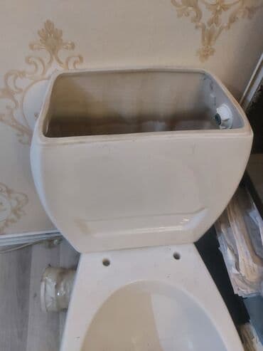 Quruducular: Unitaz (kompakt) – mərmər-ağ rəngli, mərtəbəüstü montaj üçün — 1