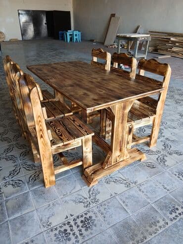 yataq tek neferlik: Balkon üçün, Açılmayan, Kvadrat masa, 4 stul — 3
