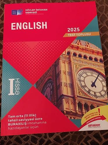 İngilis dili Testlər 11-ci sinif, DİM, 1-ci hissə