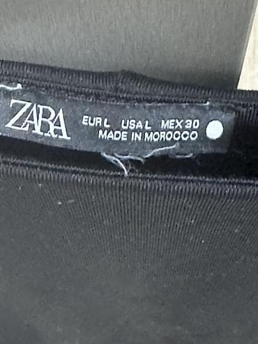 qara bodilər: ZARA qadın bodisi Tezedi - Rəng: qara - Model: sadə, qolüstü — 2