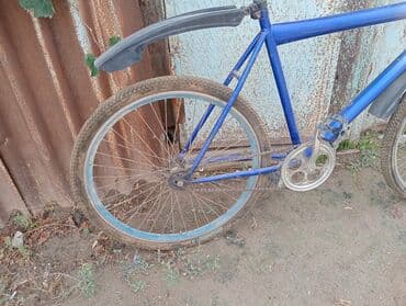 купить велосипед бу: Şəhər/şosse tipli sadə velosiped - Rəng: mavi-gümüş keçid - Çərçivə — 2