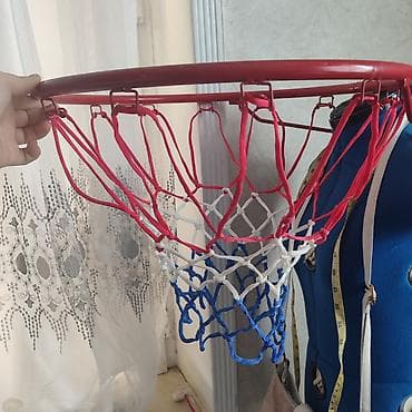 Velosiped ehtiyyat hissələri: Basketbol səbəti və toru - Standart ölçülü metal halqa – möhkəm — 1