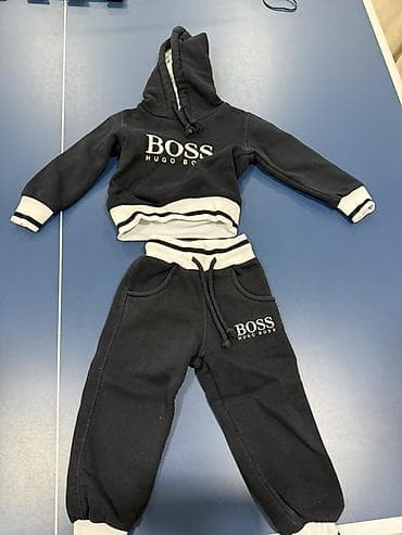 Uşaq idman dəsti – BOSS (HUGO BOSS) - İki hissəli dəst: kapüşonlu — 1