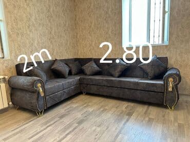 Pufiklər: Künc divan, Yeni, Açılan, Bazalı, Parça, Pulsuz çatdırılma — 3