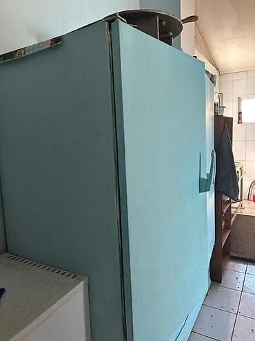 restoran: Sənaye tipli ikiqapılı soyuducu vitrin - Korpus: metal, mavi rəngli — 1