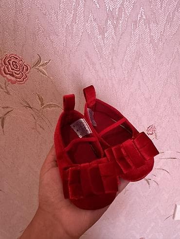Rəng - Qırmızı Baletkalar, Ölçü: 19, Qız üçün