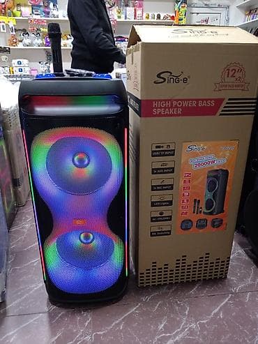 tv box smart: Yeni Audio Pro Kolonka, Növ - Bluetooth, rəng - Qara — 5