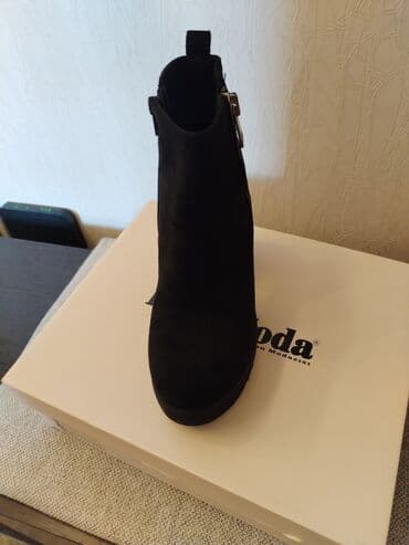 qiz ucun botlar: Ölçü: 37, rəng - Qara, İşlənmiş — 3