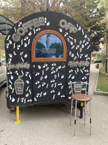 yupi aparatı: Hazır Təkərli Mobil Coffee Köşk – Tam Avadanlıqlı, Bakı Tam işlək — 3