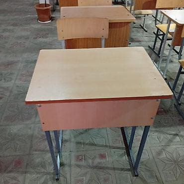 Ofis dəst mebeli: Məktəb/Ofis mebelləri dəsti - Material: laminat/LDSP ağac teksturalı — 7