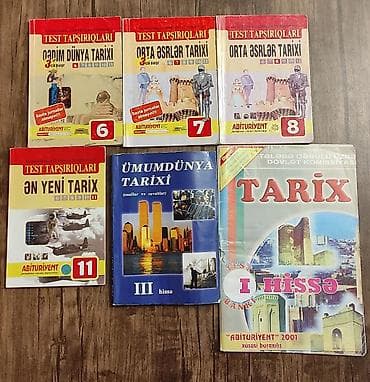 tarix: Tarix dərslikləri və hazırlıq vəsaitləri dəsti Tərkib: - Qədim dünya — 2
