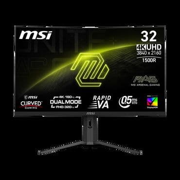 msi optix mag271r: MSI 321CUPDF 32 inch 4K ✅ Vəziyyət: Tamamilə yeni ✅ Model: MSI MAG — 1