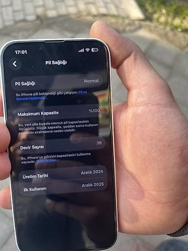 telefon ucuz ikinci el: IPhone 16e, 128 GB, Ağ, Face ID, Sənədlərlə — 5