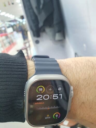 soyuducu qara: İşlənmiş, Smart saat, Apple, Sensor ekran, rəng - Boz — 4